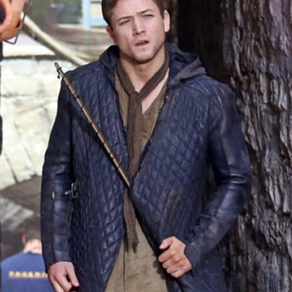 Taron Egerton Robin Hood Coat Films Jackets