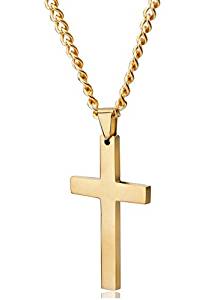 Gold Plated Cross Necklace