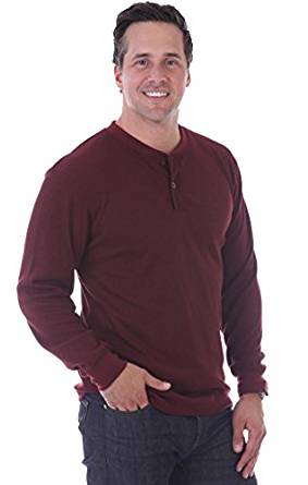 Thermal Henley Pullover Sweater