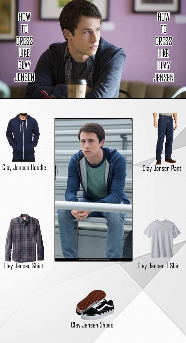 Dylan Minnette 13 Reasons Why Clay Jensen Costume Guide