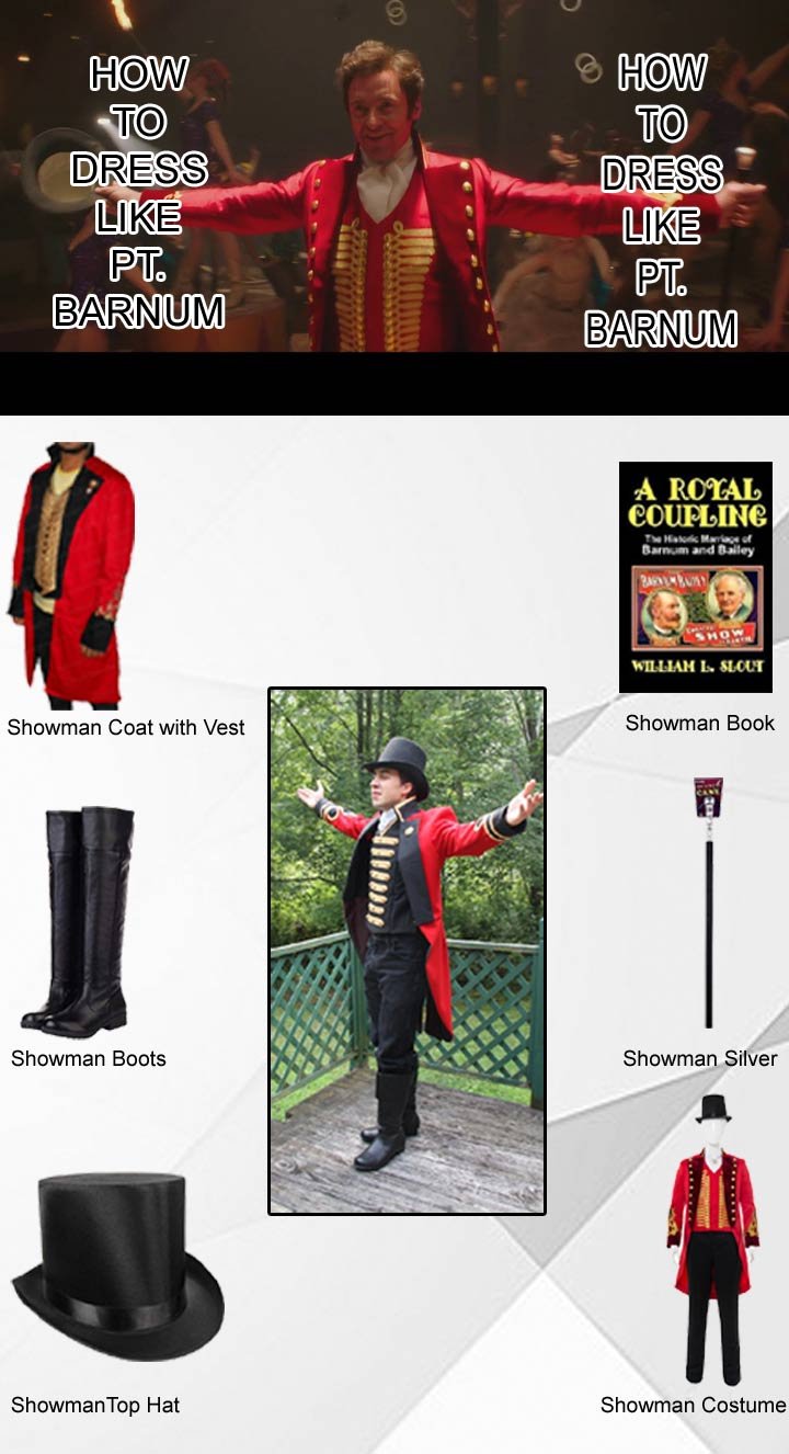 Showman Pt Barnum Costume