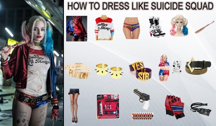 Margot Robbie Suicide Squad Harley Quinn Costume Guide