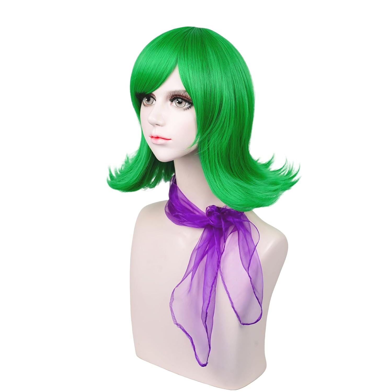 green-wig-short