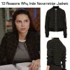 13 Reasons Why Inde Navarrette Cotton Checked Jacket