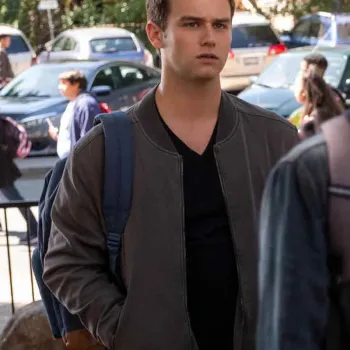 13 Reasons Why S04 Brandon Flynn Grey Jacket