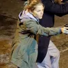 21 Bridges Sienna Miller Green Jacket with Hood