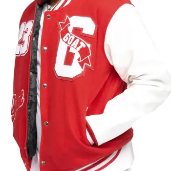 23 Goat Red Varsity Jacket