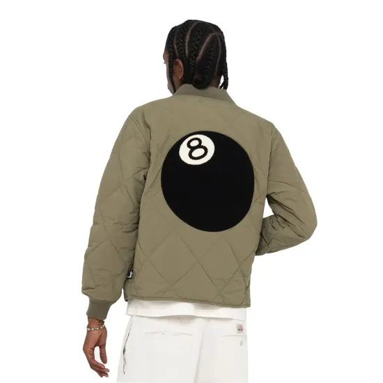 STUSSY 8BALL QUILTED LINER JACKET XLssz - ブルゾン