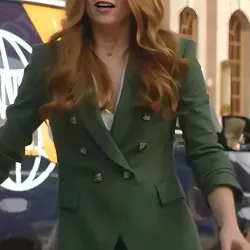 9-1-1 S5 Taylor Kelly Green Double Breasted Blazer