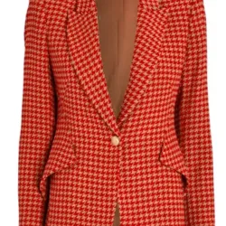 9-1-1 S5 Taylor Kelly Houndstooth Print Blazer