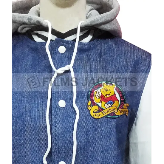 90s Xxxtentacion Winnie The Pooh Varsity Jacket