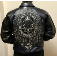 Black Label of The Highest Caliber Pelle Pelle Leather Jacket