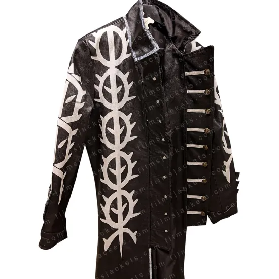 Devil May Cry 5 Vergil Black Leather Coat