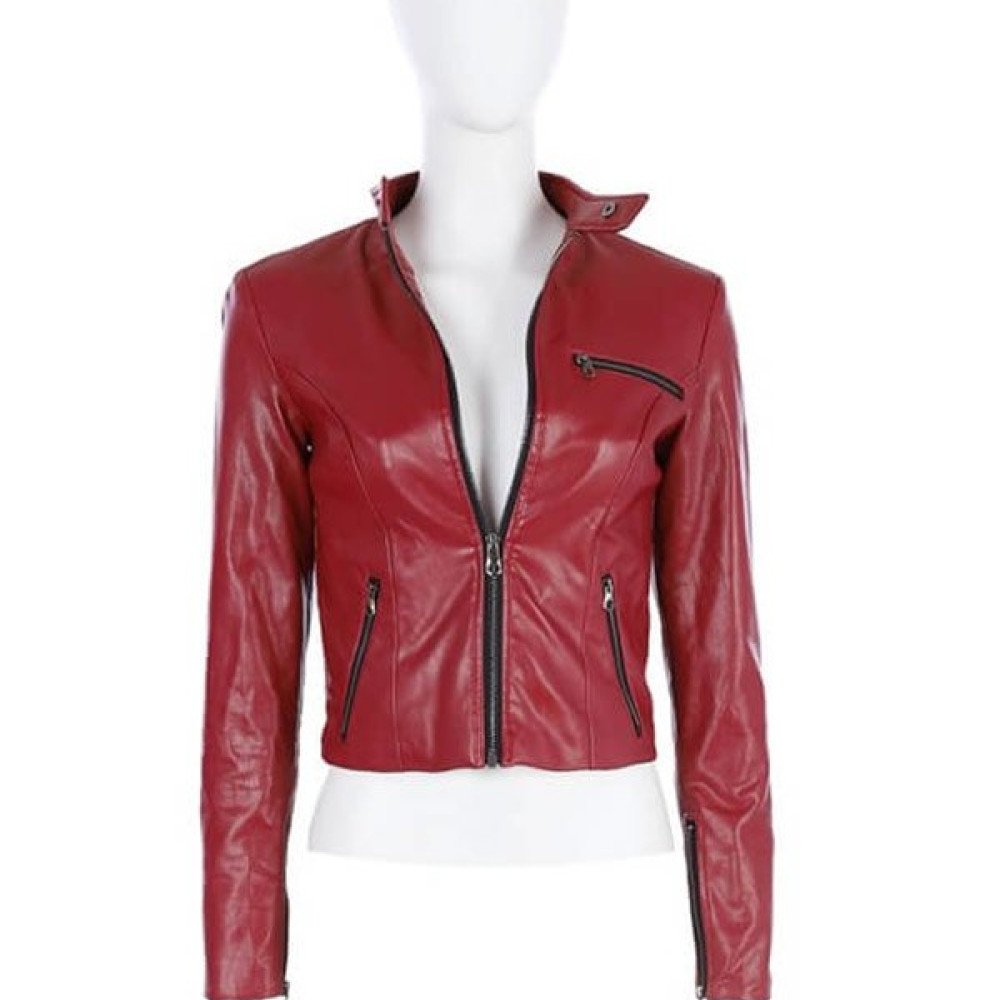 Resident Evil 2 Claire Redfield Red Jacket - Films Jackets