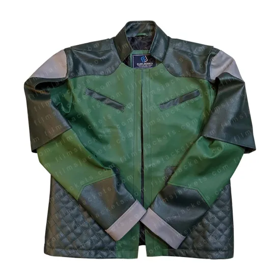 Star Wars Kazuda Xiono Green Leather Jacket