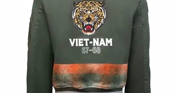 Top Gun Tiger Varsity Jacket