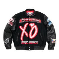 XO The Weeknd Super Bowl LV Varsity Wool Jacket