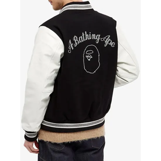 A Bathing Ape Bape Varsity Jacket