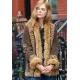 A Complete Unknown Elle Fanning Brown Jacket