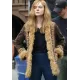 A Complete Unknown Elle Fanning Brown Jacket