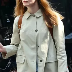 A Complete Unknown Elle Fanning Coat