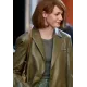 A Different Man Renate Reinsve Green Leather Blazer