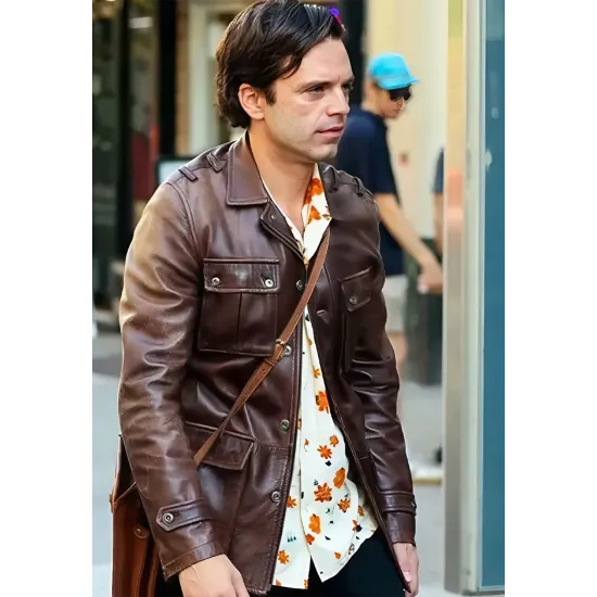 A Different Man Sebastian Stan Leather Jacket