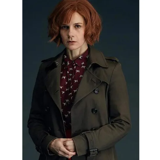A Discovery of Witches Louise Brealey Cotton Grey Coat