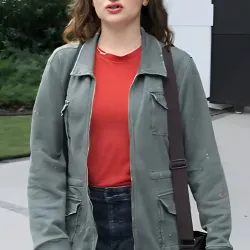 A Family Affair Joey King Grey Jacket