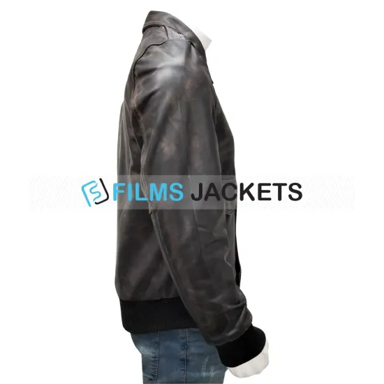 The A Team Da Nang 1970 Brown Leather Jacket