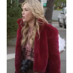 A Very Charming Christmas Town Natalie Hall Sherpa Jacket