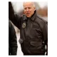 Joe Biden A2 Flight Brown Leather Jacket