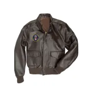 Joe Biden A2 Flight Brown Leather Jacket