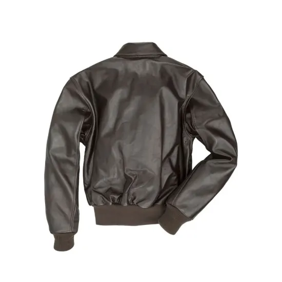 Joe Biden A2 Flight Brown Leather Jacket