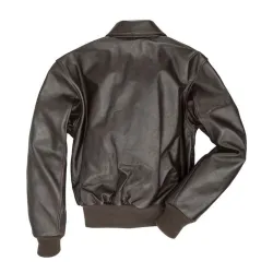 Joe Biden A2 Flight Brown Leather Jacket