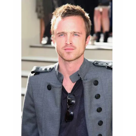 London Fashion Week Aaron Paul Coat