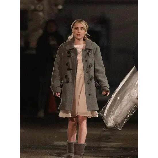 About Fate 2022 Emma Roberts Wool Coat