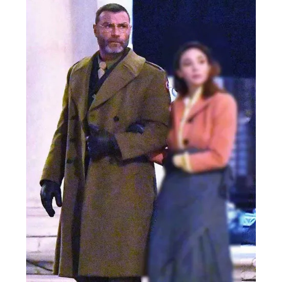 Across the River and Into the Trees Liev Schreiber Wool Coat