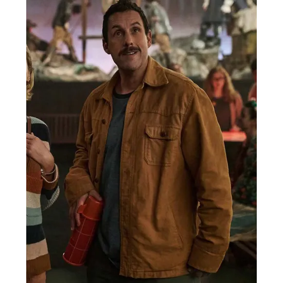 Hubie Halloween Adam Sandler Brown Jacket