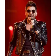 Adam Lambert Studded Leather Jacket