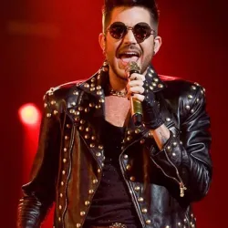 Adam Lambert Studded Leather Jacket