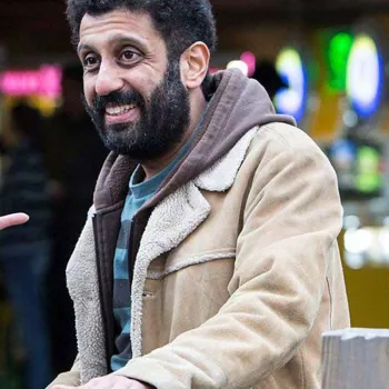 Adeel Akhtar Back To Life Brown Jacket