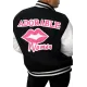 Adorable Woman Varsity Jacket