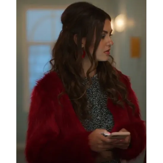 Afterlife of the Party 2021 Cassie Red Fur Jacket