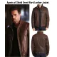 Agents of Shield Grant Ward Brown Leather Jacket