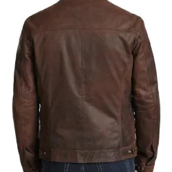 Agents of Shield Grant Ward Brown Leather Jacket