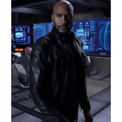 Agents of Shield Missing Pieces Henry Simmons Black Leather Jacket