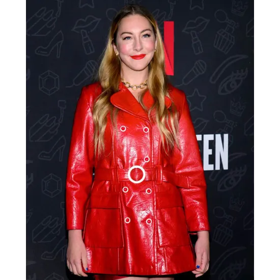 Este Haim AJ and the Queen Premiere Belted Coat