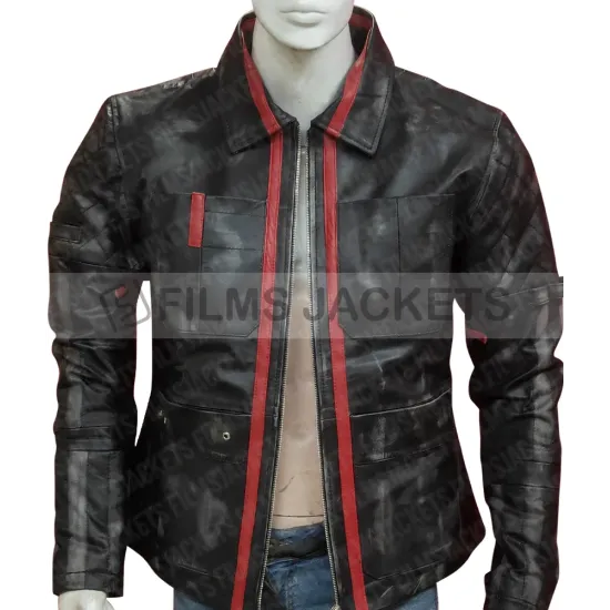 Hugo Alita Battle Angel Biker Leather Jacket