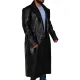 The Matrix Laurence Fishburne Black Leather Coat